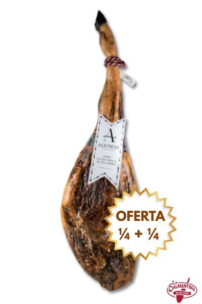 OFERTA: JAMÓN DE CEBO IBÉRICO 50% RAZA IBÉRICA (1/4+1/4) 500 g.