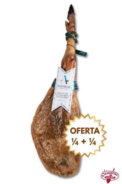 OFERTA: JAMÓN DE CEBO DE CAMPO IBÉRICO 50% RAZA IBÉRICA (1/4+1/4) 500 g.