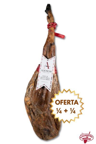 OFERTA: JAMÓN DE BELLOTA IBÉRICO 50% RAZA IBÉRICA (1/4+1/4) 500 g.