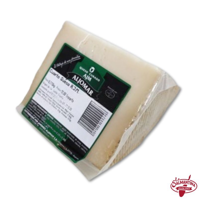 QUESO CURADO "AJM" cuarto 600 g.