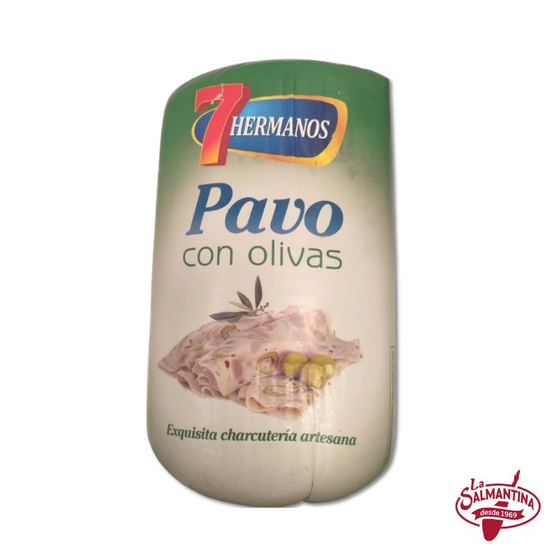 PAVO CON OLIVAS "7 HERMANOS" (al corte).