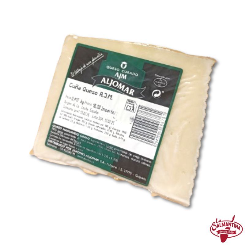 QUESO CURADO "AJM" cuña 300 g.