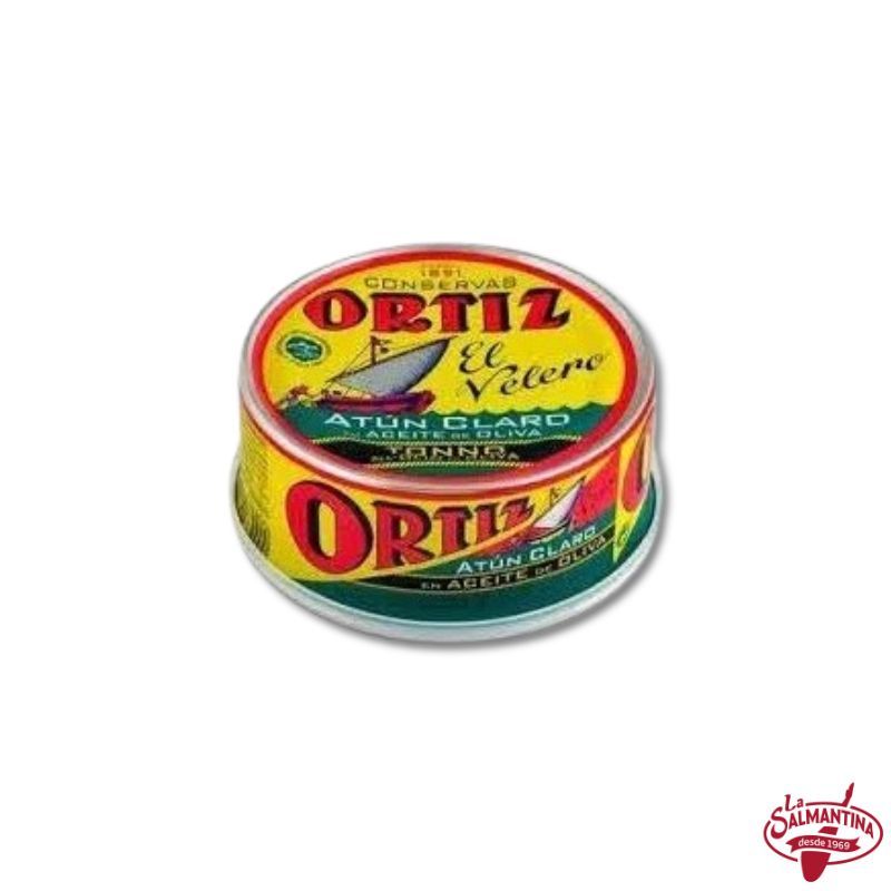 ATÚN CLARO EN ACEITE DE OLIVA "ORTIZ" 250 G. 1 ATÚN CLARO EN ACEITE DE OLIVA "ORTIZ" 250 G.
