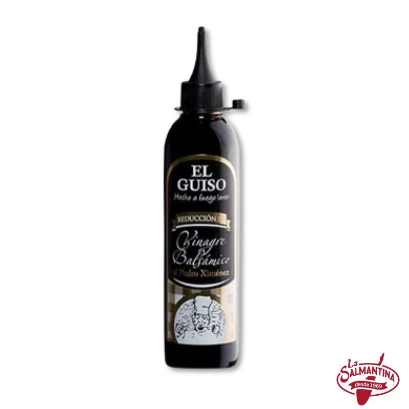 REDUCCIÓN VINAGRE BALSÁMICO PEDRO XIMÉNEZ "EL GUISO" 250 ML.