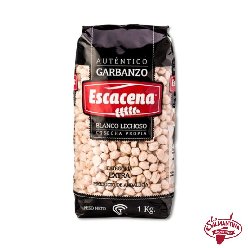 GARBANZO BLANCO LECHOSO "ESCACENA" 1 KG. 1 GARBANZO BLANCO LECHOSO "ESCACENA" 1 KG.