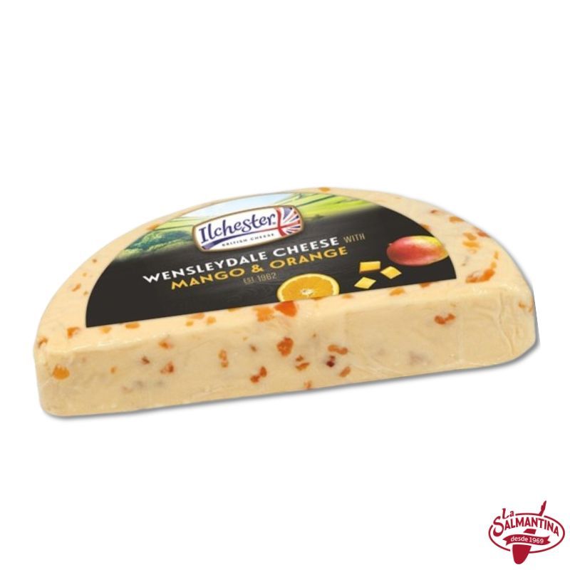 QUESO WENSLEYDALE MANGO Y NARANJA (REINO UNIDO)