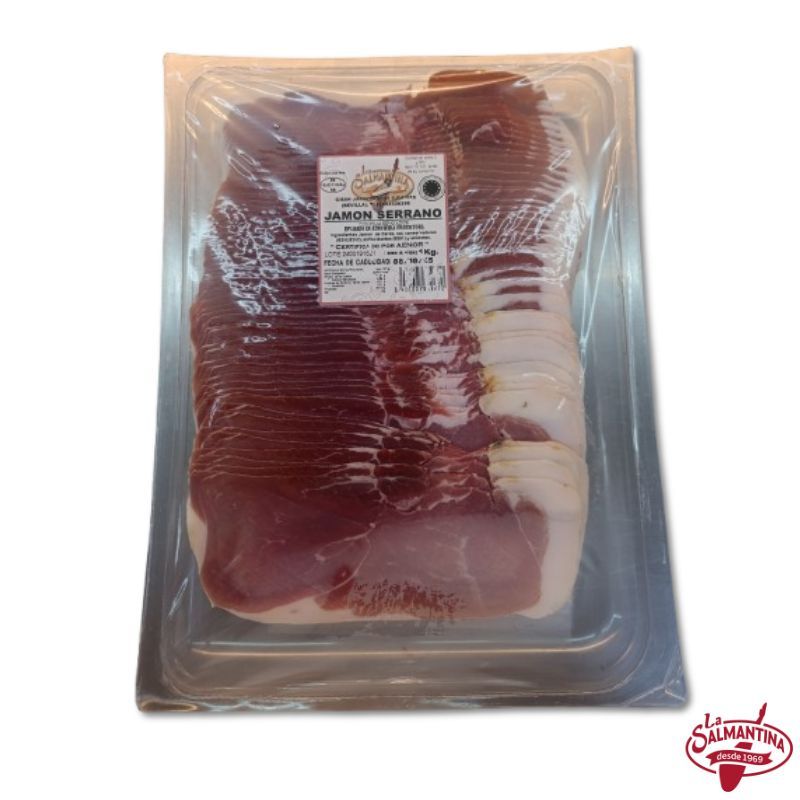 JAMÓN SERRANO LONCHEADO 1 KG. 1 JAMÓN SERRANO LONCHEADO 1 KG.