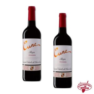 2 BOTELLAS: VINO TINTO CUNE CRIANZA 750 ML.