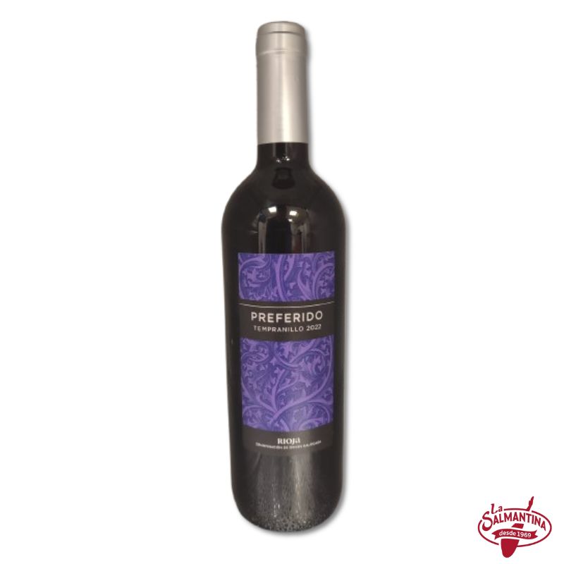 VINO RIOJA TEMPRANILLO PREFERIDO 750 ml.