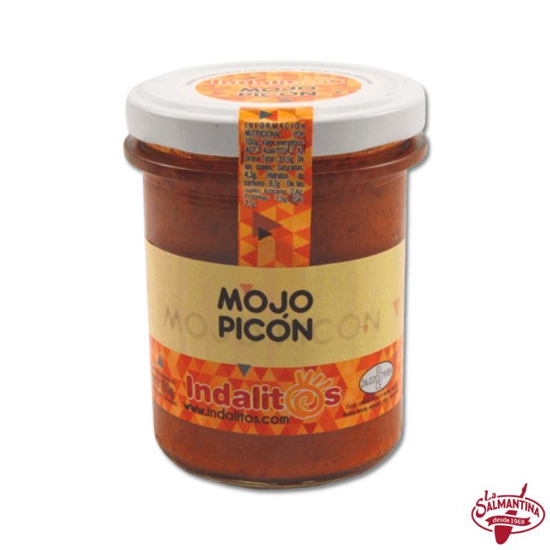 SALSA MOJO PICÓN "INDALITOS" 180 GR.