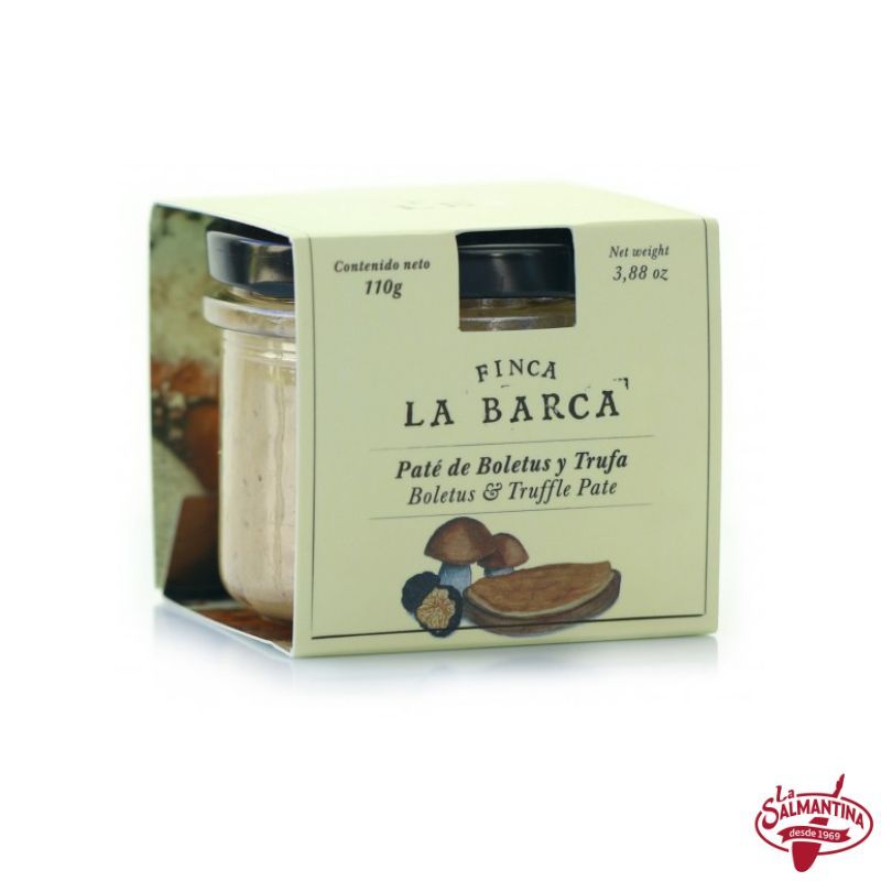 PATÉ BOLETUS Y TRUFA "FINCA LA BARCA" 110 GR.