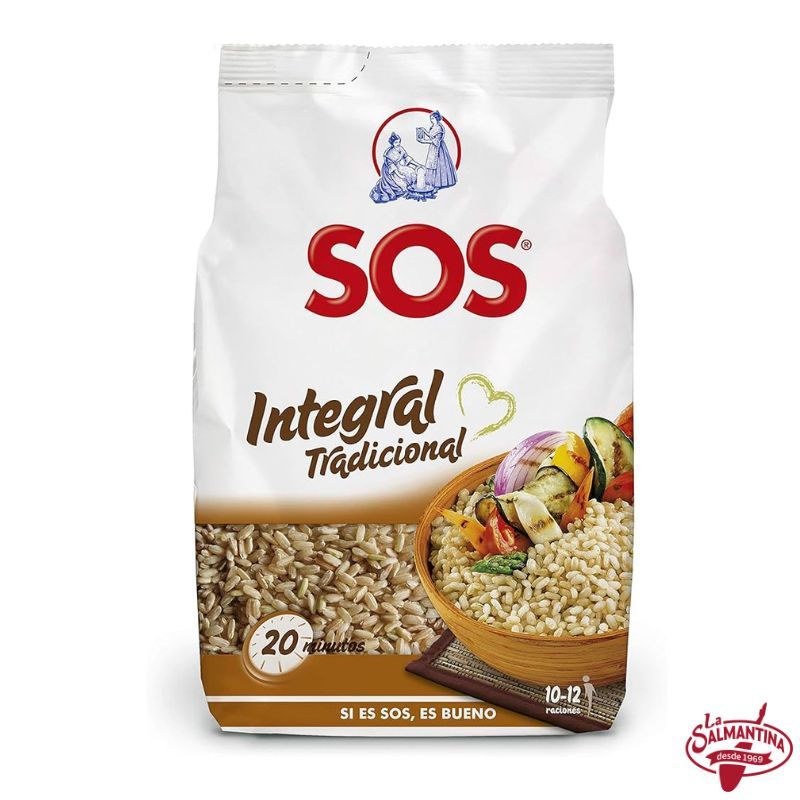 ARROZ INTEGRAL "SOS" 1 KG.