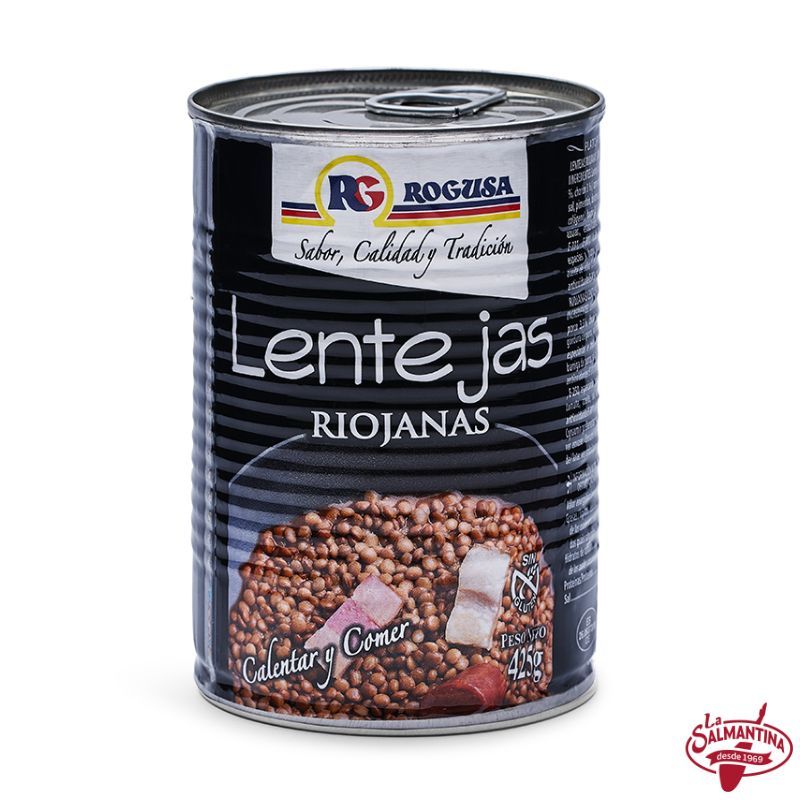 LENTEJAS RIOJANAS "ROGUSA" 425 G. 1 LENTEJAS RIOJANAS "ROGUSA" 425 G.