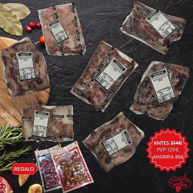 Carnes ibéricas, jamón y embutidos: el sabor de la primavera en La Salmantina 2 Carnes ibéricas: Lote especial ibéricas 100%