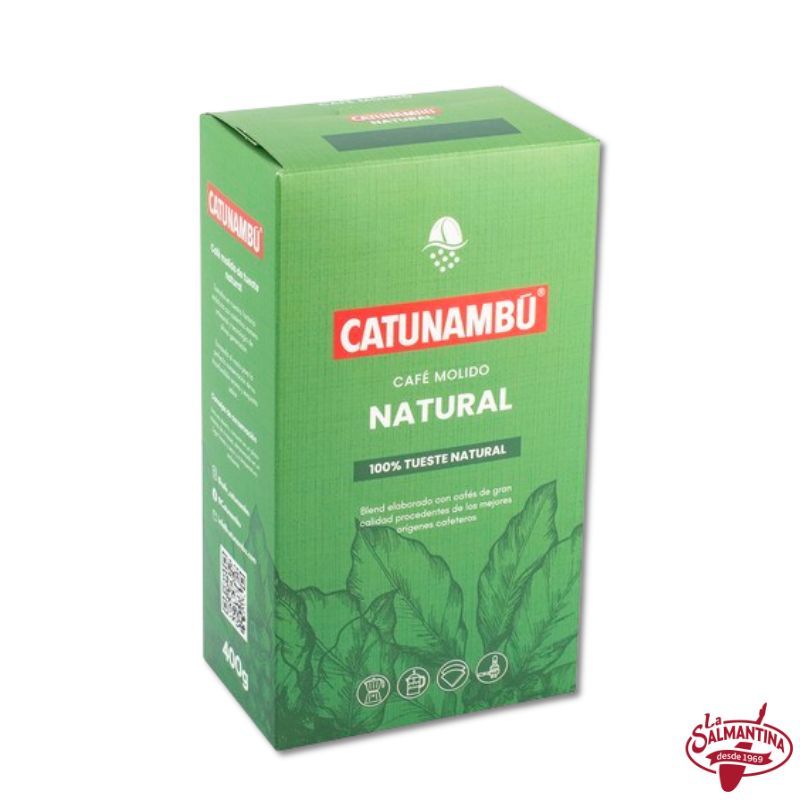 CAFÉ MOLIDO NATURAL "CATUNAMBÚ". 250 GR