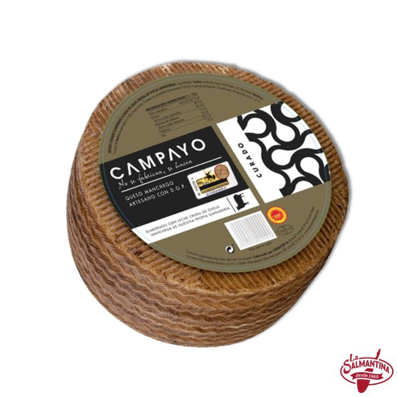 QUESO DE OVEJA CURADO "CAMPAYO" D.O pieza 2,900 kg.