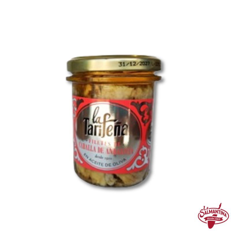 FILETES DE CABALLA ACEITE OLIVA "LA TARIFEÑA" 190 gr.