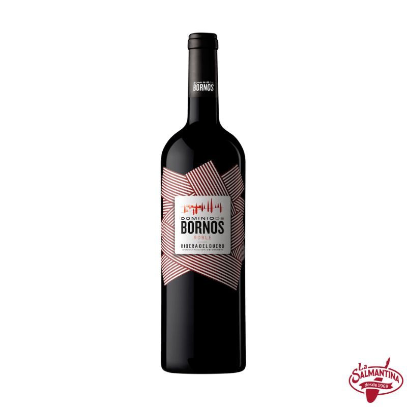 VINO TINTO ROBLE RIBERA DEL DUERO DOMINIO DE BORNOS 75 CL.