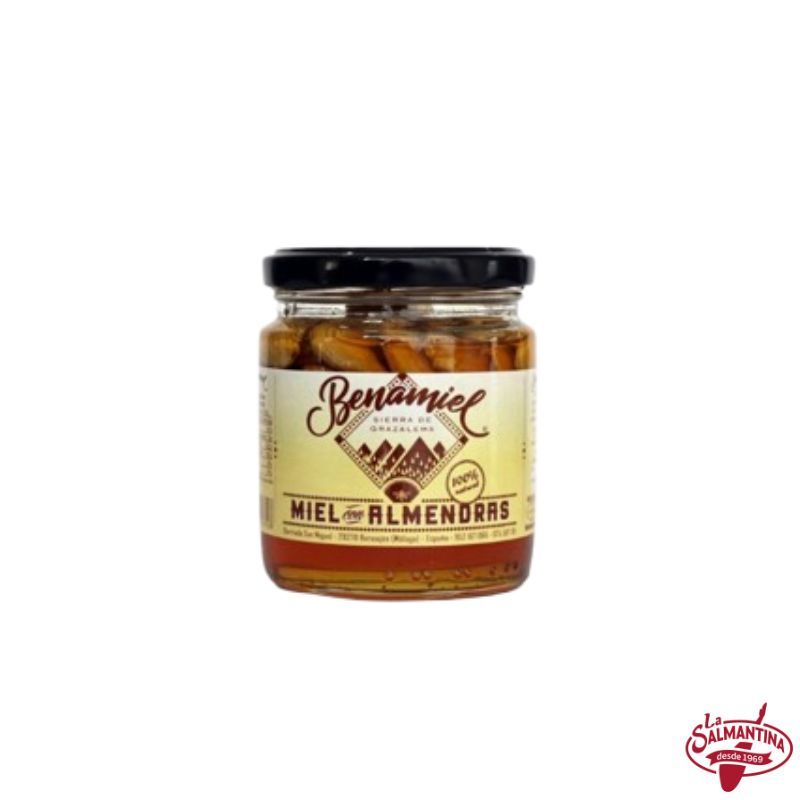 MIEL CON ALMENDRAS "BENAMIEL" 280 GR.
