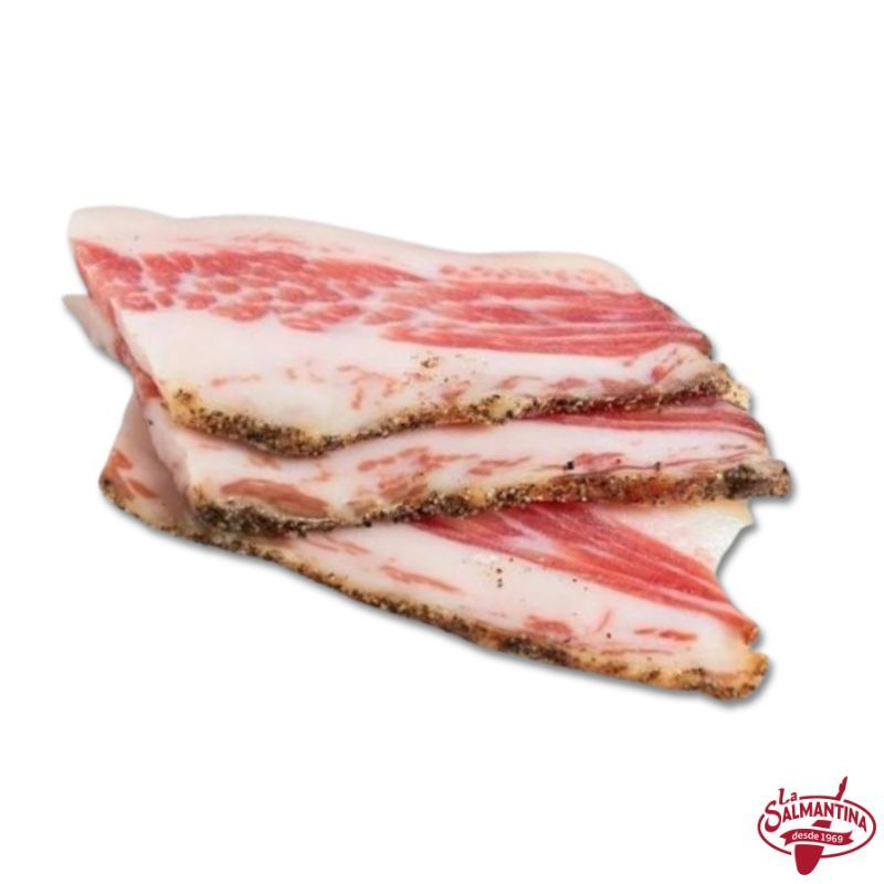 GUANCIALE STAGIONATO "NEGRINI" (al corte). 2 GUANCIALE STAGIONATO "NEGRINI" (al corte). - Imagen 2