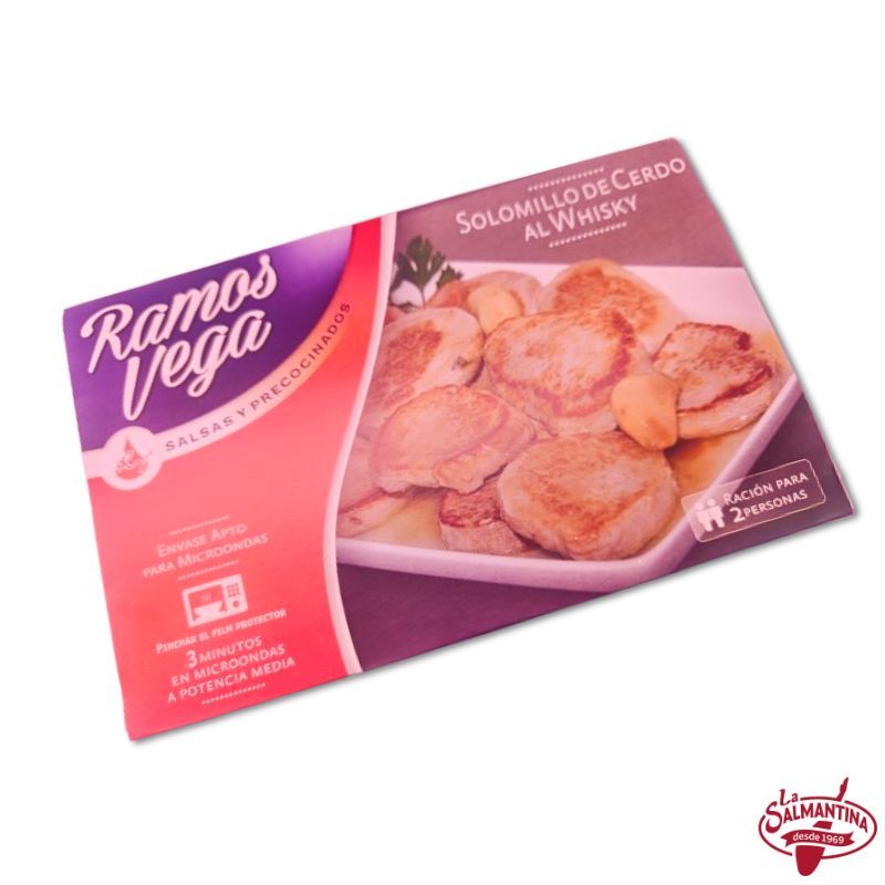 SOLOMILLO DE CERDO AL WHISKY "RAMOS VEGA" 400 g.