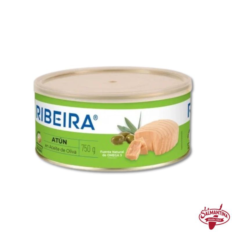 ATÚN EN ACEITE DE OLIVA "RIBEIRA" 750 G.