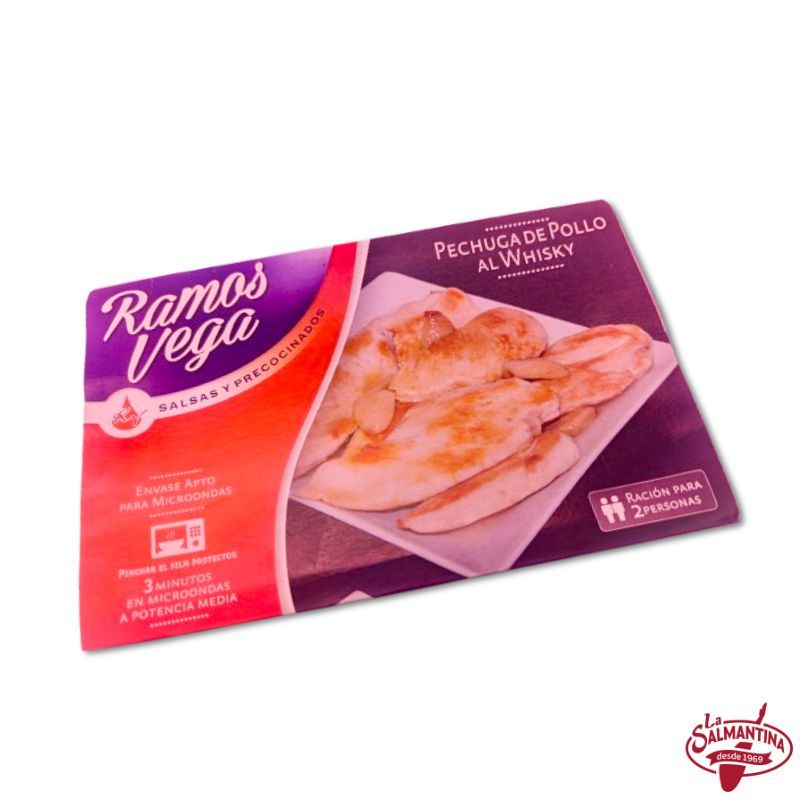 PECHUGA DE POLLO AL WHISKY "RAMOS VEGA" 400 g.