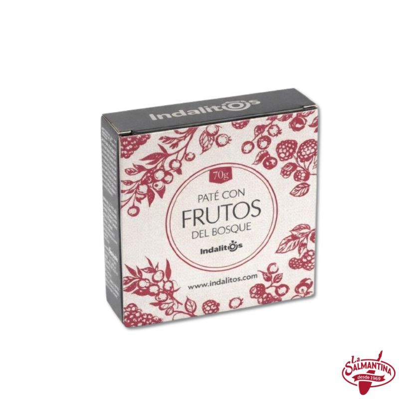 PATÉ CON FRUTOS DEL BOSQUE "INDALITOS" 70 GR.
