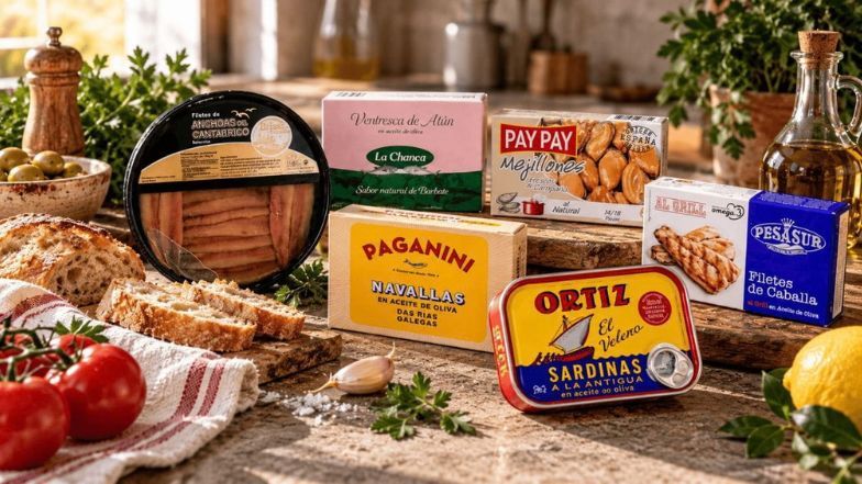 latas de conservas gourmet

