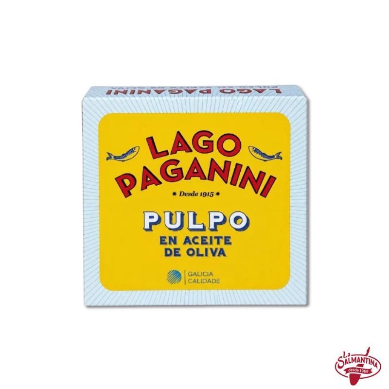 PULPO EN ACEITE DE OLIVA "PAGANINI". 110 gr.
