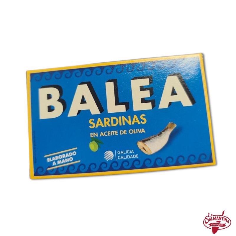 SARDINAS EN ACEITE DE OLIVA "BALEA". 115 gr. 1 SARDINAS EN ACEITE DE OLIVA "BALEA". 115 gr.
