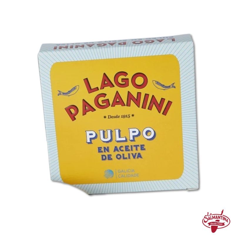 PULPO EN ACEITE DE OLIVA "PAGANINI". 110 gr.
