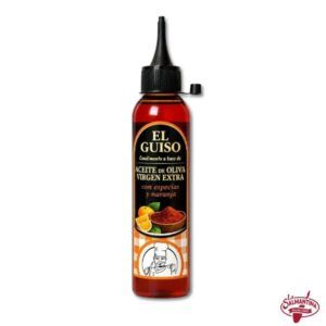 Tienda online de productos gourmet 29 CONDIMENTO DE AOVE CON ESPECIAS Y NARANJA "EL GUISO" 150 ML.