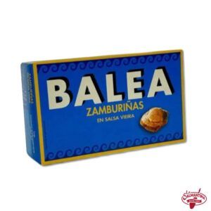 Tienda online de productos gourmet 30 ZAMBURIÑAS EN SALSA VIEIRA "BALEA". 115 gr.