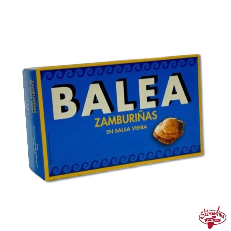 ZAMBURIÑAS EN SALSA VIEIRA "BALEA". 115 gr.