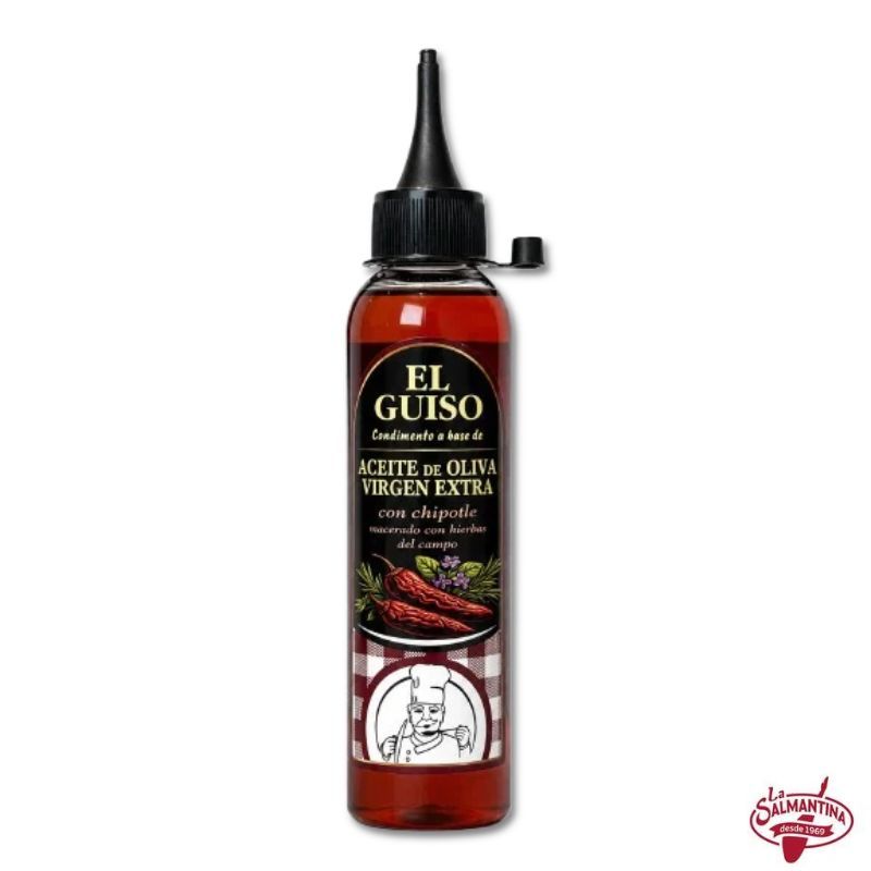 CONDIMENTO DE AOVE CON CHIPOTLE "EL GUISO" 150 ML.